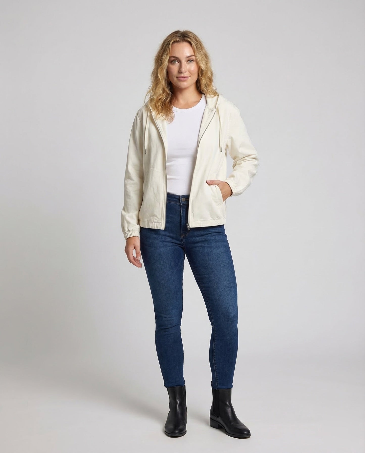 Giacca Antivento Unisex con Cappuccio Leggera - Brentozzi