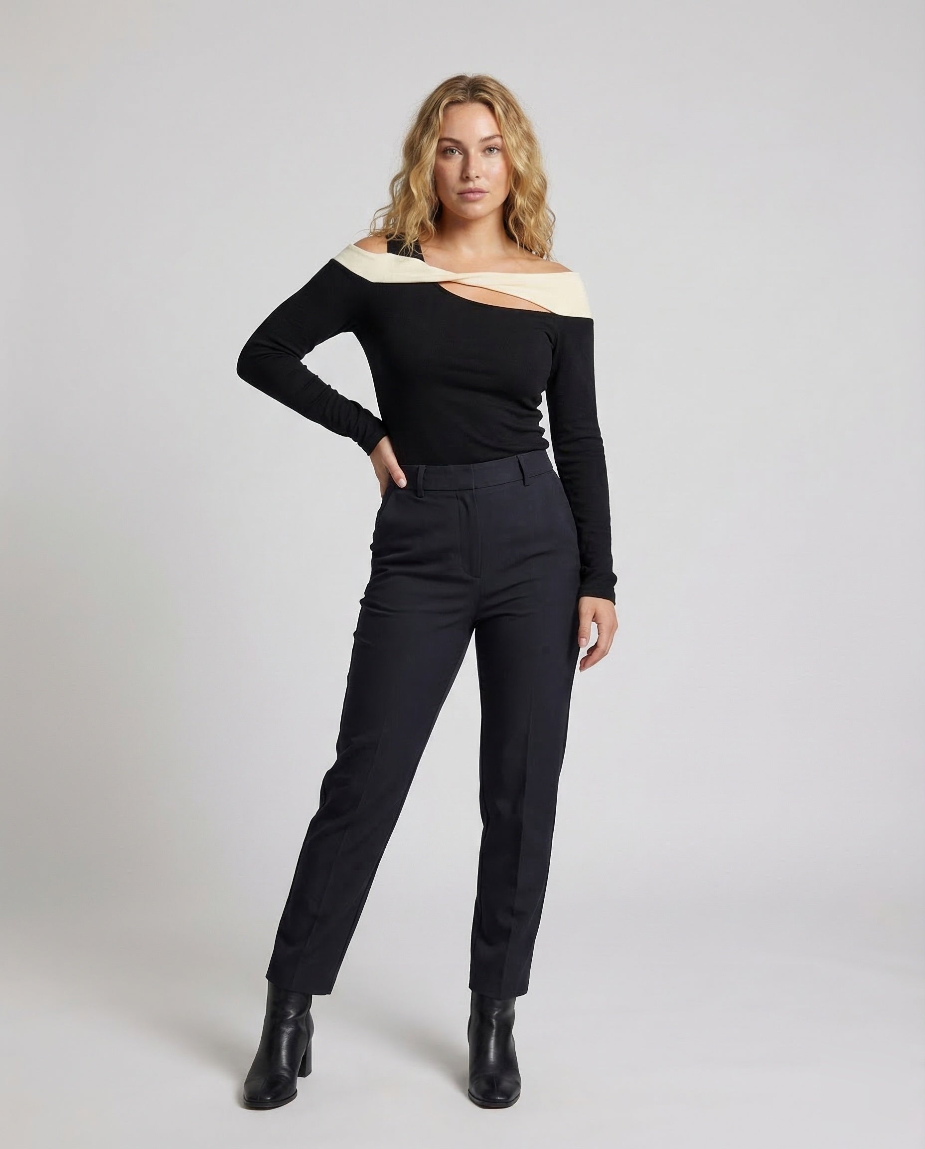 Crop Donna Asimmetrico Manica Corta - Brentozzi