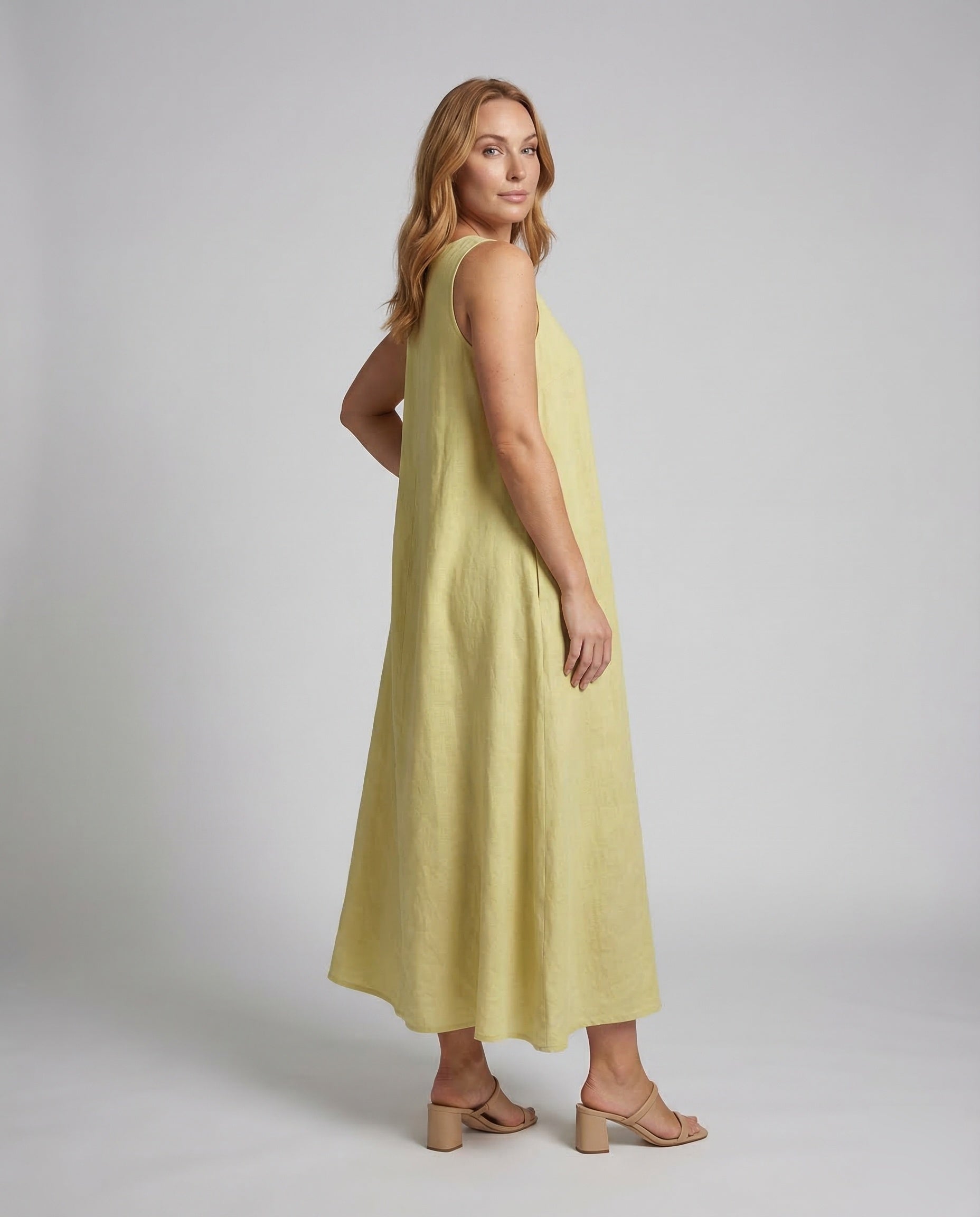 Abito Lino Donna Linea A - Brentozzi
