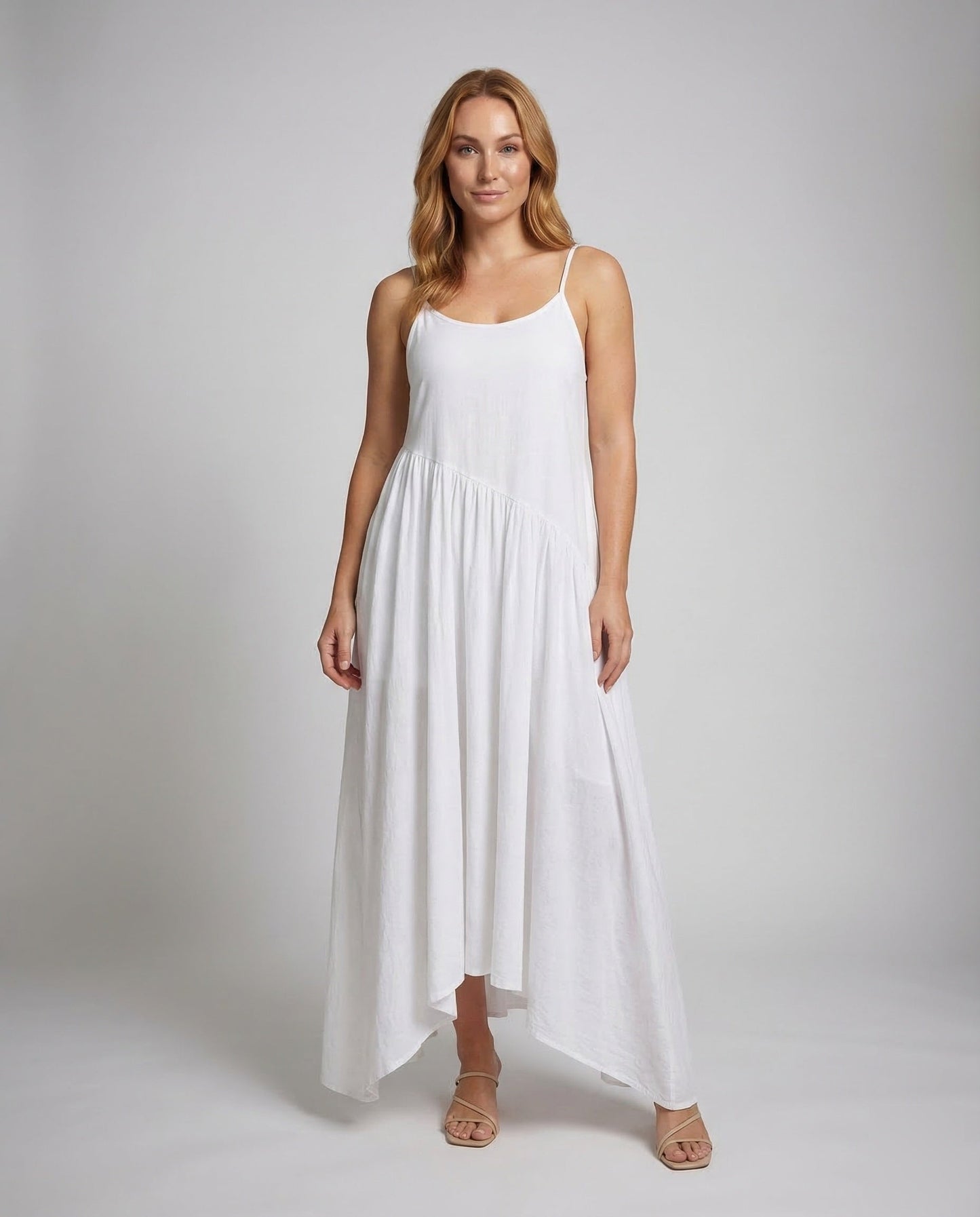 Abito Donna a Balze con Spalline Sottili - Brentozzi
