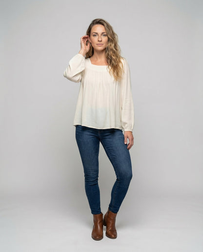 Camicia Donna Plissé Frontale Slim Fit - Brentozzi