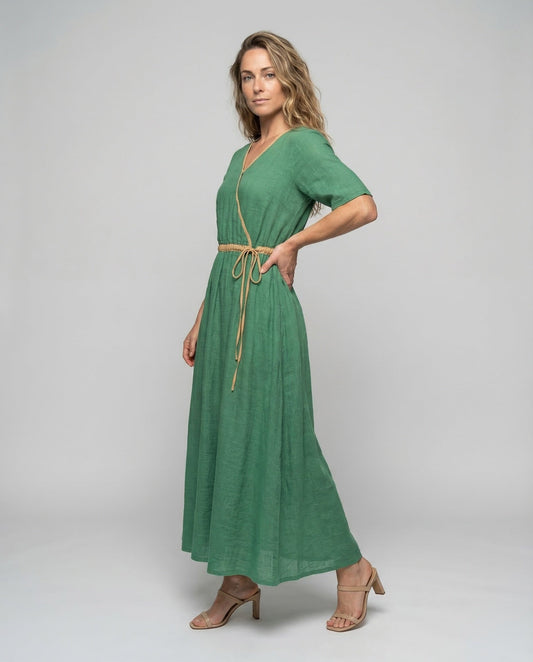 Abito Lino Donna Maxi Linea A - Brentozzi