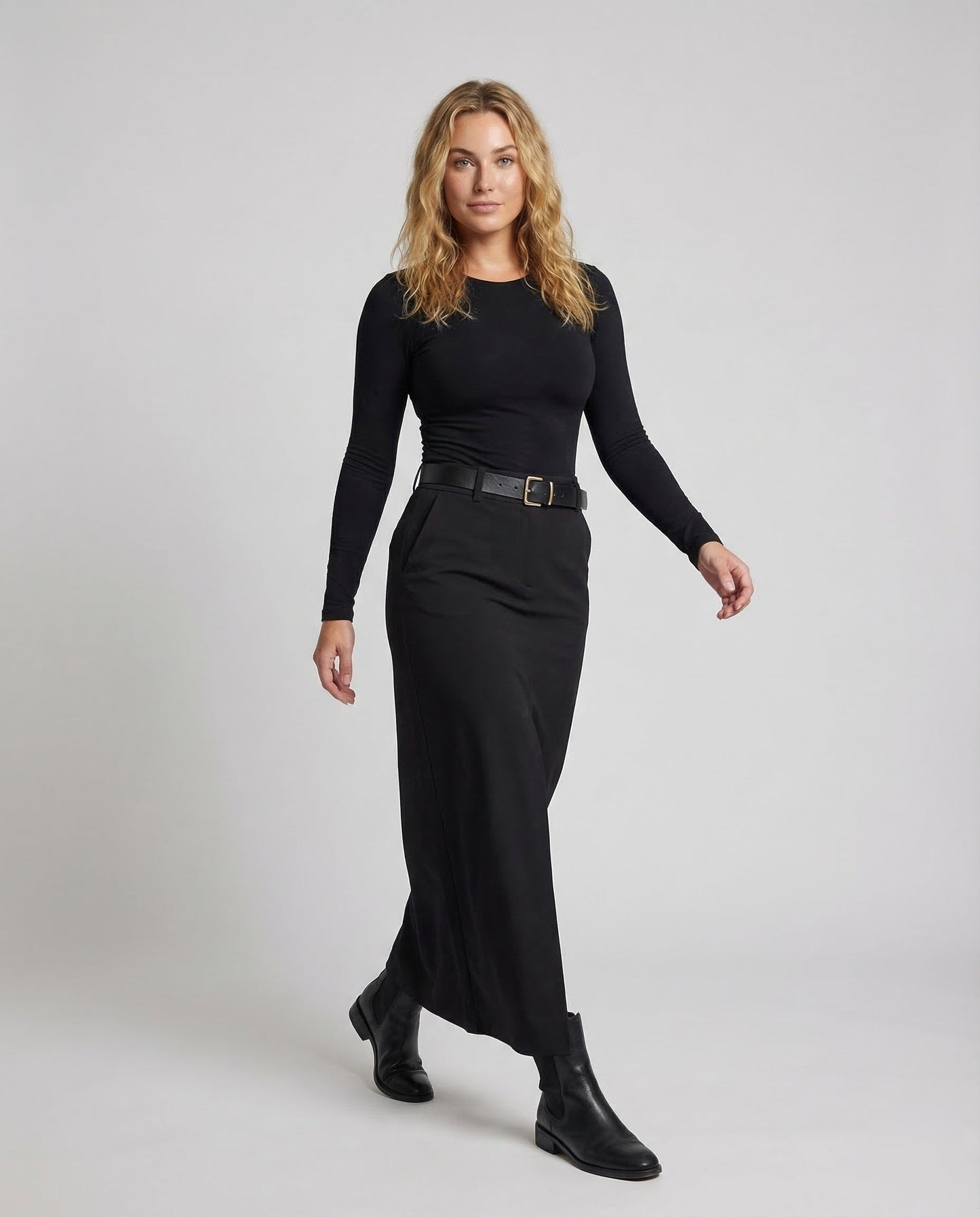 Gonna Lunga Donna con Spacco e Tasche - Brentozzi