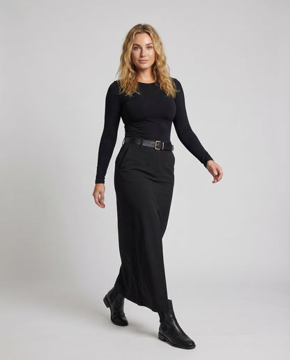 Gonna Lunga Donna con Spacco e Tasche - Brentozzi