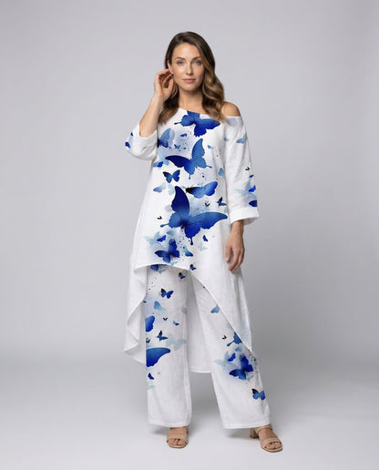 Set Culotte Donna in Lino Vestibilità Comoda - Brentozzi