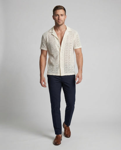 Camicia Uomo a Maglia Manica Corta - Brentozzi