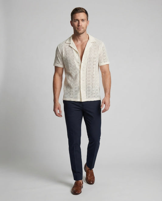 Camicia Uomo a Maglia Manica Corta - Brentozzi