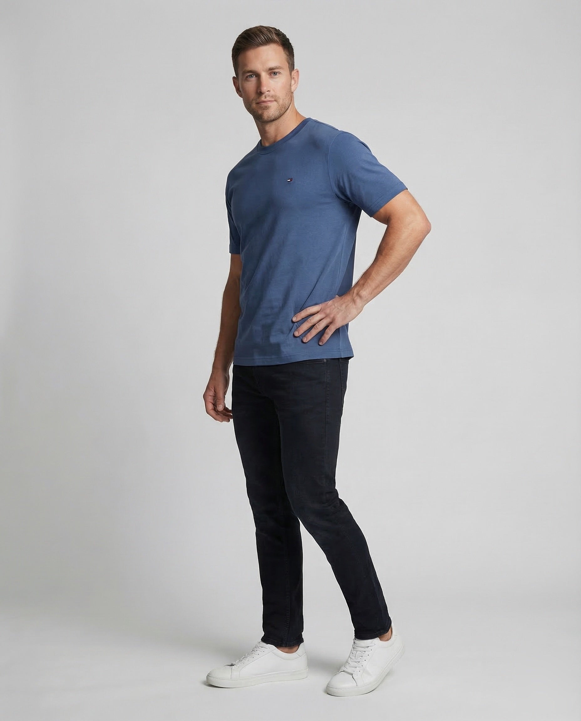 T-shirt Uomo Cotone Girocollo Classica - Brentozzi