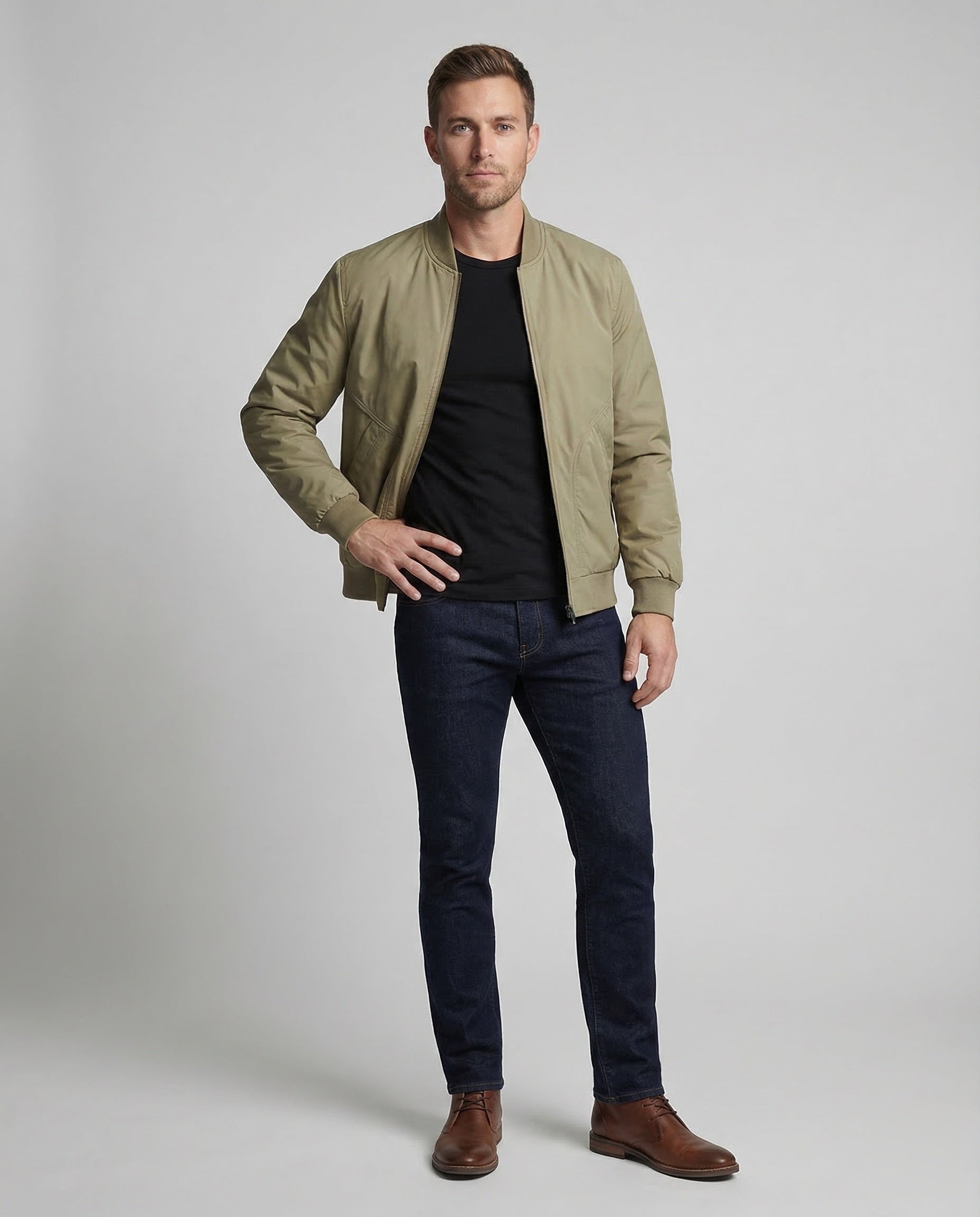 Giacca Bomber Uomo Imbottita Regular Fit - Brentozzi