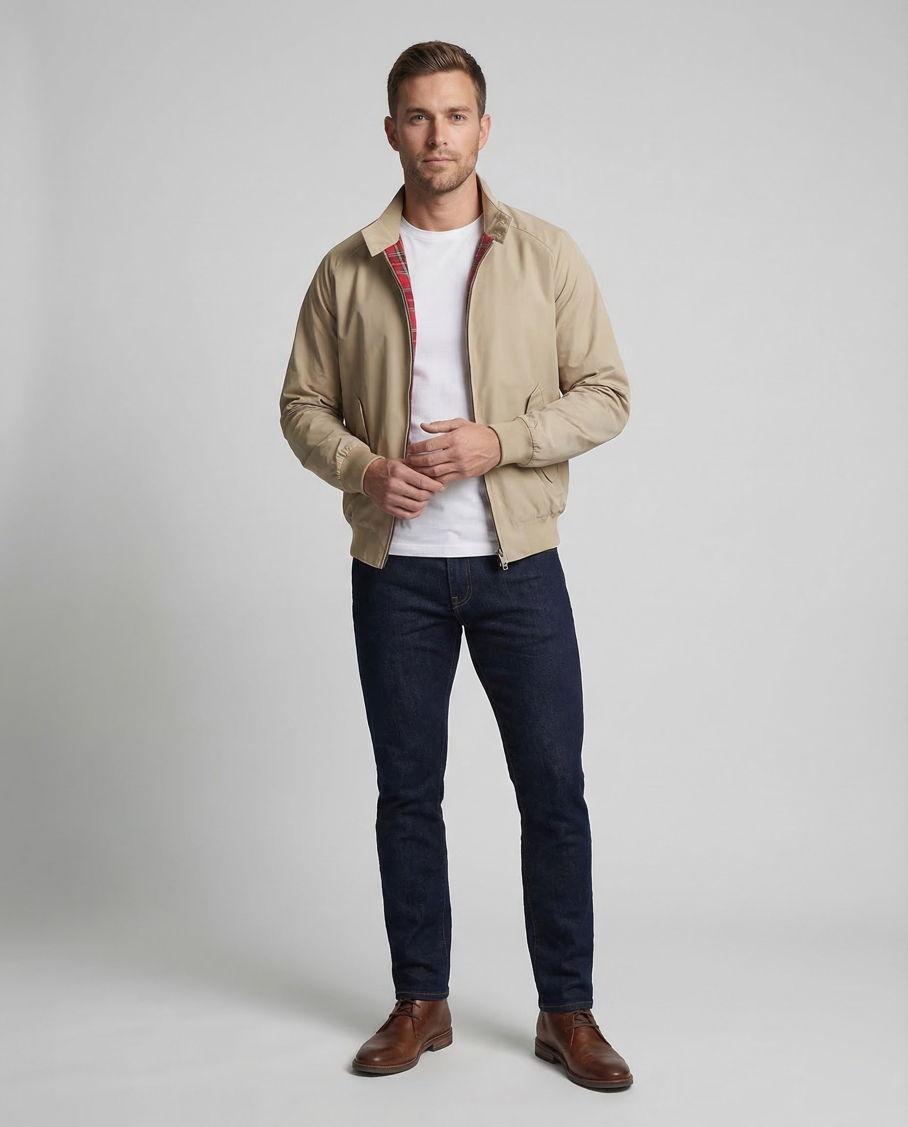 Giacca Harrington Uomo Antivento Slim Fit - Brentozzi