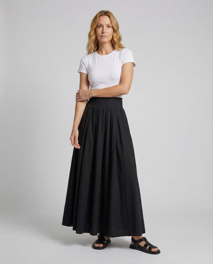 Gonna Maxi Donna Plissettata Ampia - Brentozzi