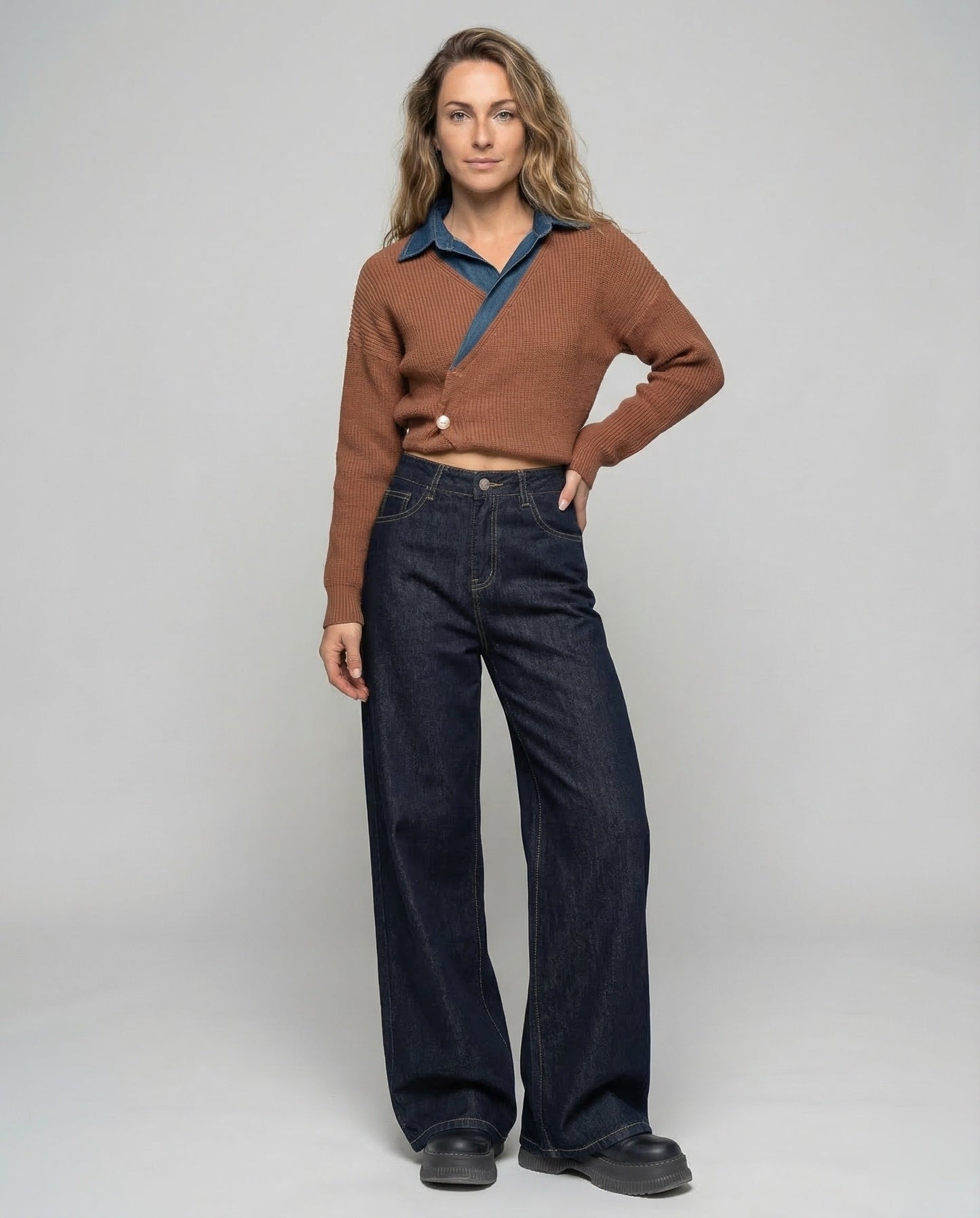 Culotte Jeans Donna Vita Alta - Brentozzi