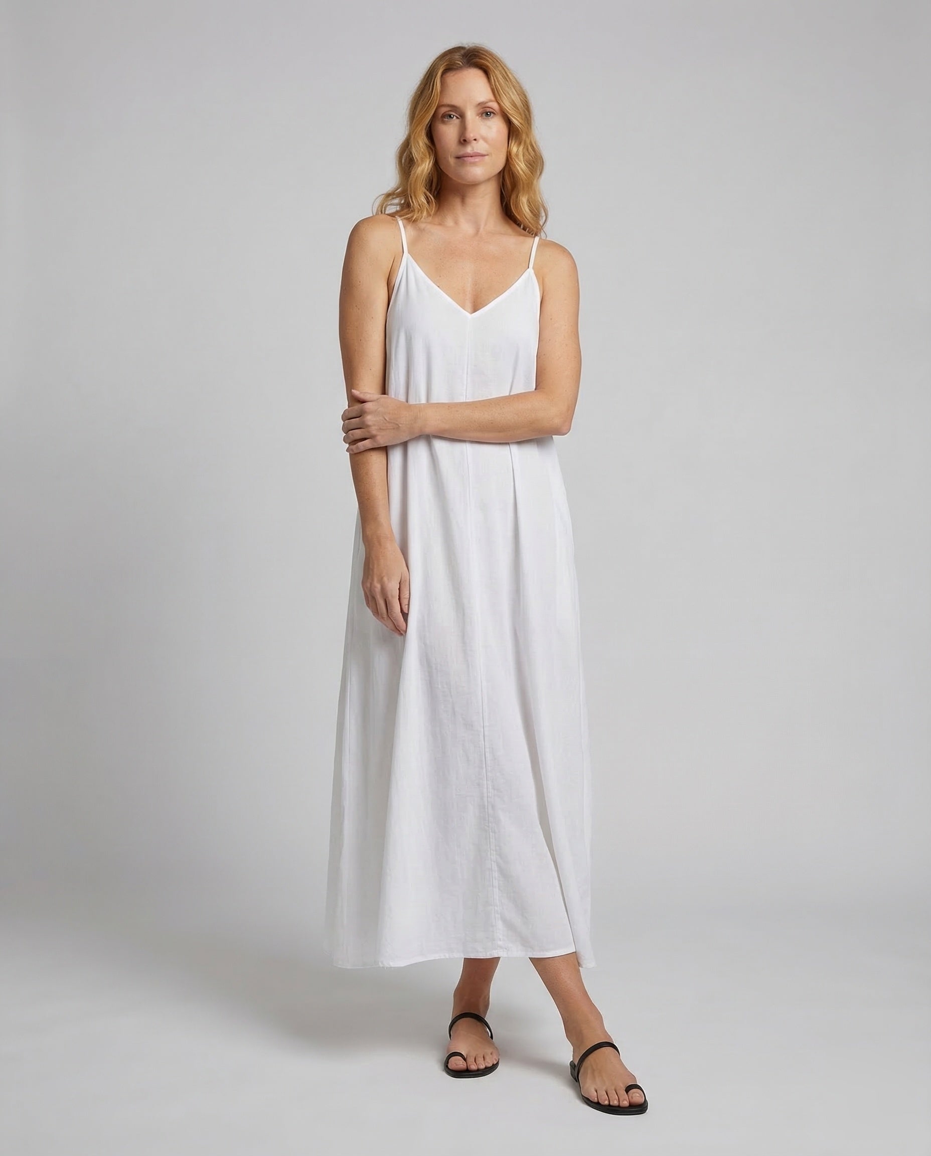 Vestito Donna Plissé Sottoveste Scivolato - Brentozzi