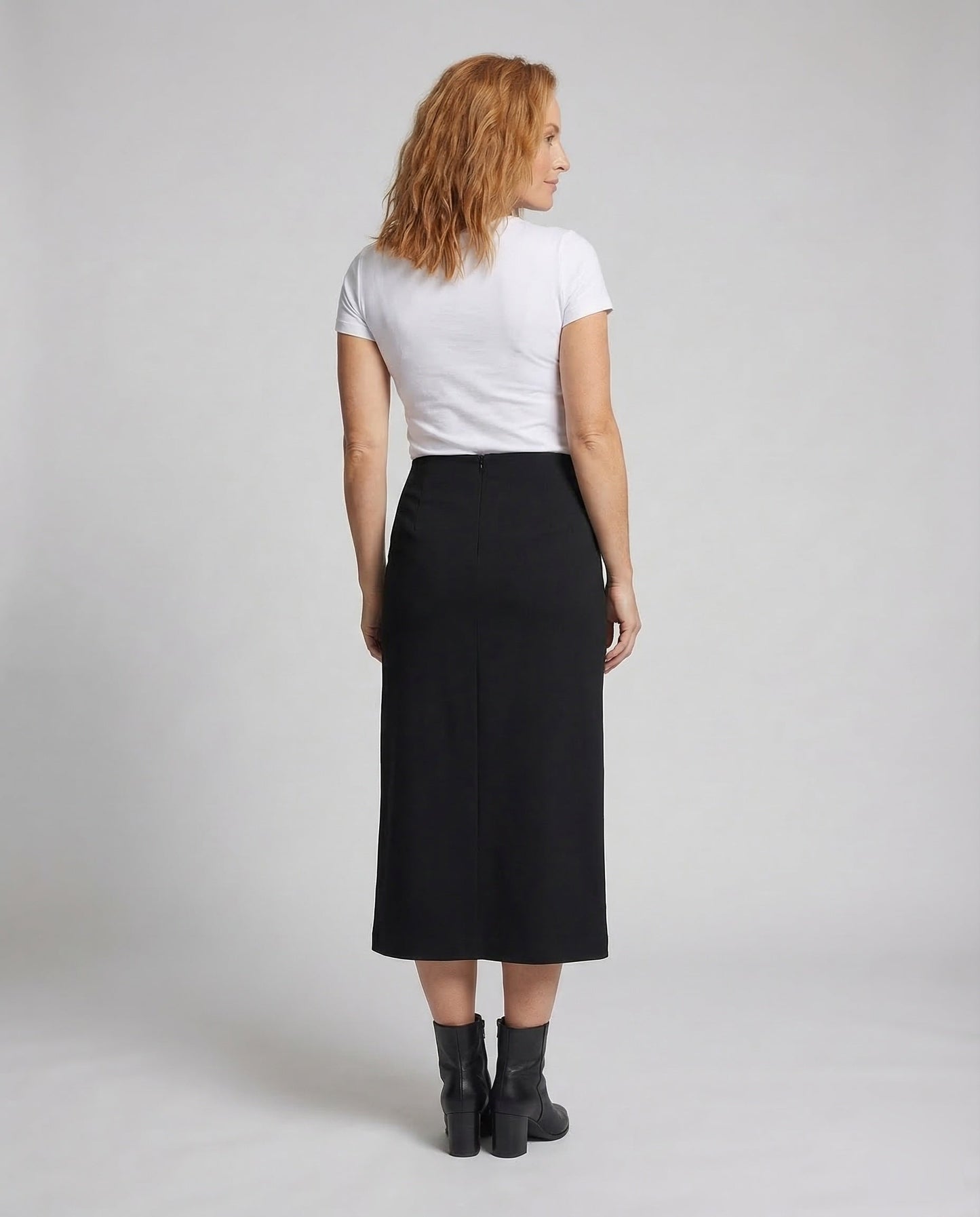 Gonna Midi Donna Tubino Slim