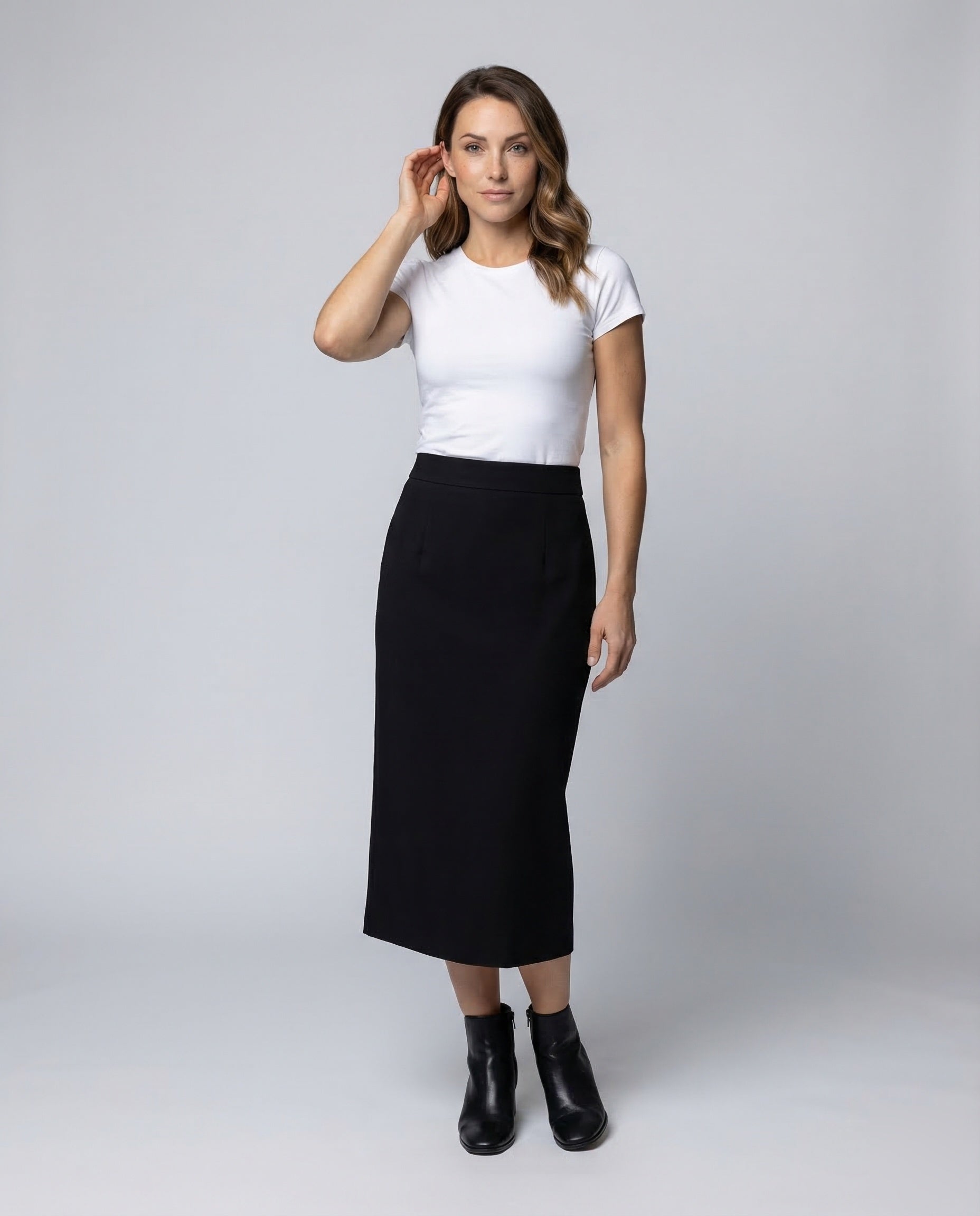 Gonna Midi Donna Vestibilità Slim - Brentozzi