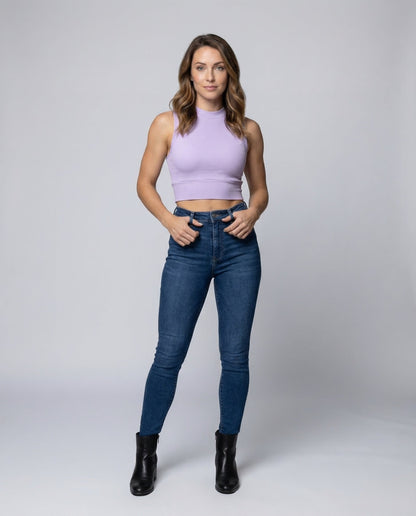 Crop Donna Scollo Schiena Scoperta - Brentozzi