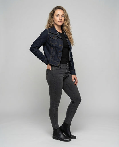 Giacca Jeans Donna Boxy Corto - Brentozzi