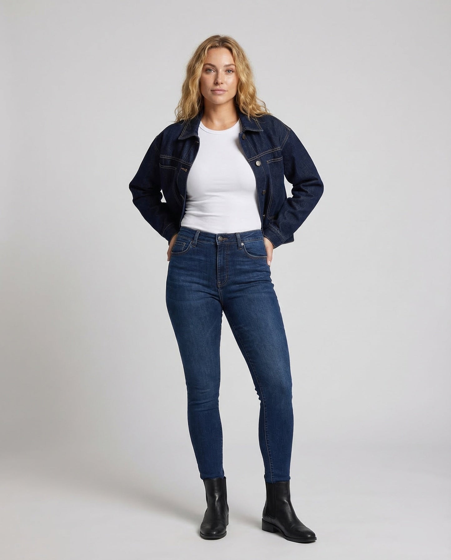 Giacca Jeans Donna Corto - Brentozzi