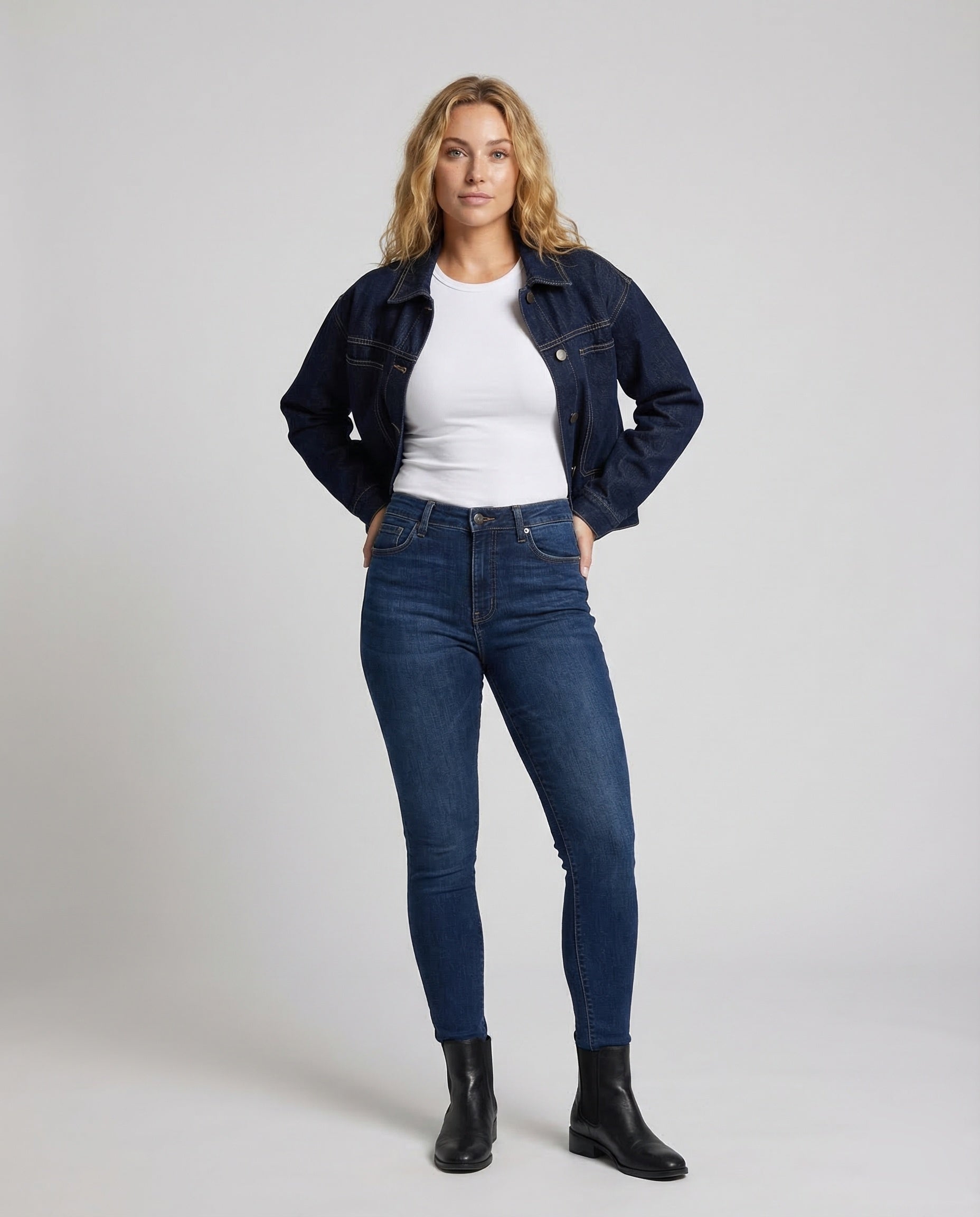 Giacca Jeans Donna Corto - Brentozzi
