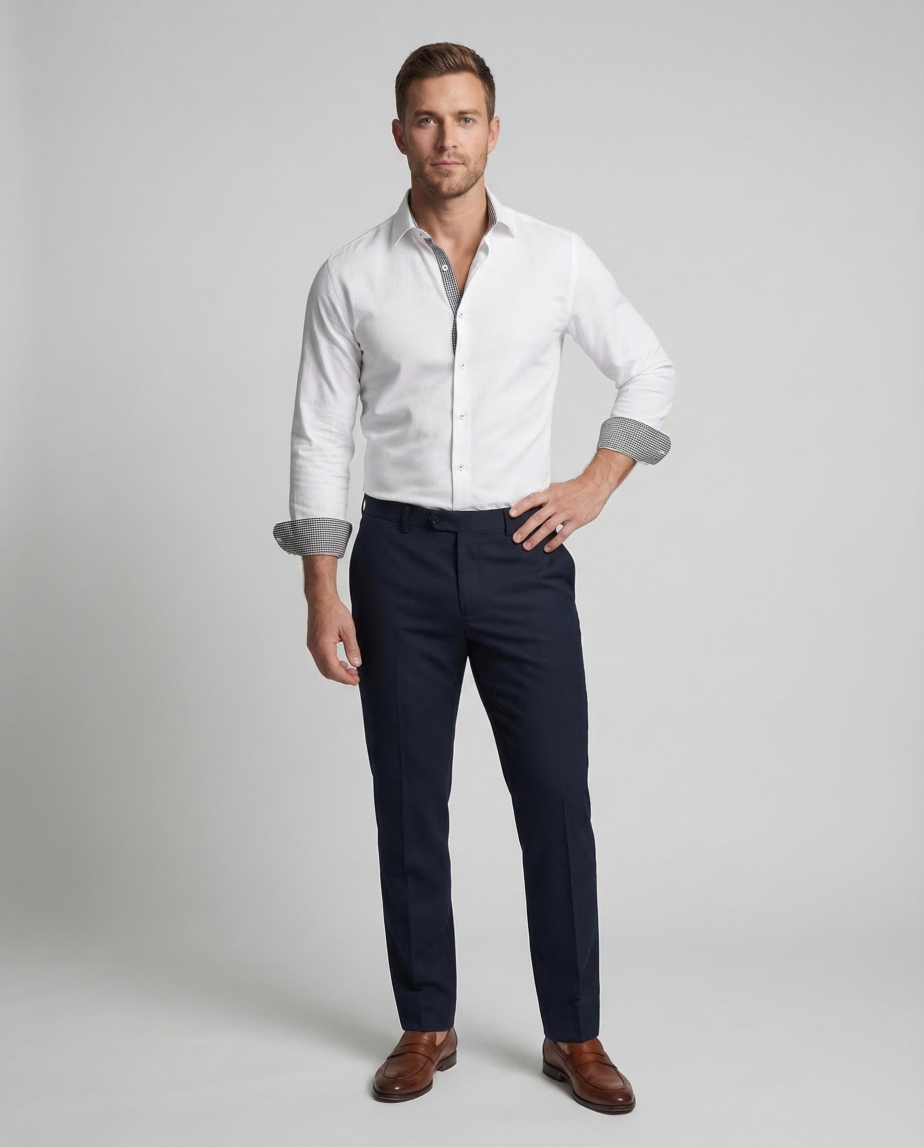 Camicia Uomo Business Colletto Kent - Brentozzi