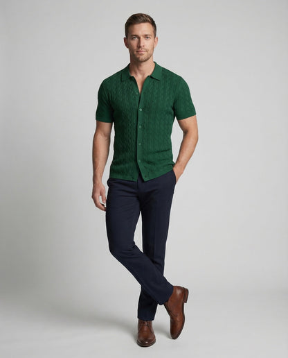 Camicia Maglia Uomo Manica Corta - Brentozzi