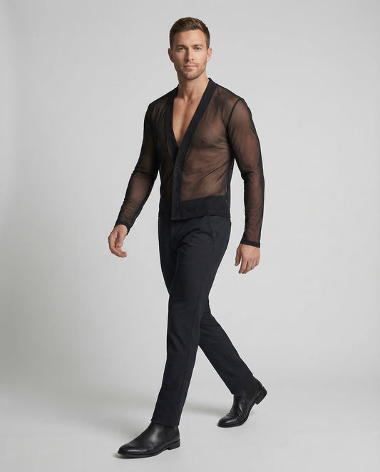Camicia Uomo in Mesh Traspirante Slim Fit - Brentozzi