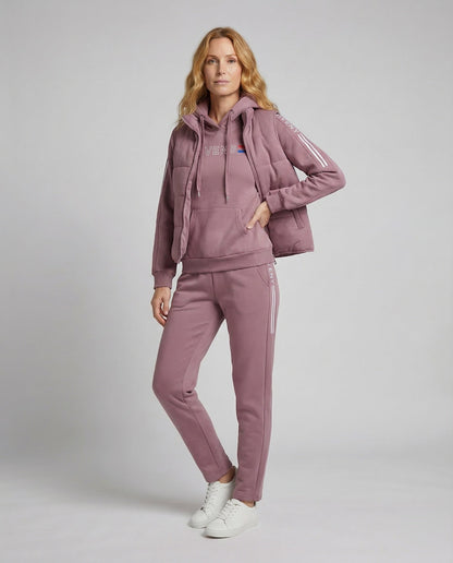 Set Tempo Libero Donna Gilet Imbottito Tre Pezzi - Brentozzi