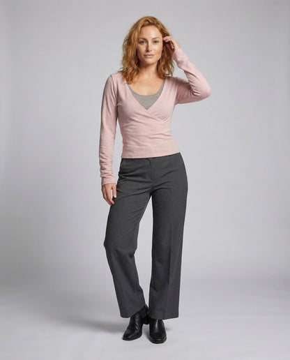 Maglia Donna a Portafoglio Slim Fit con - Brentozzi