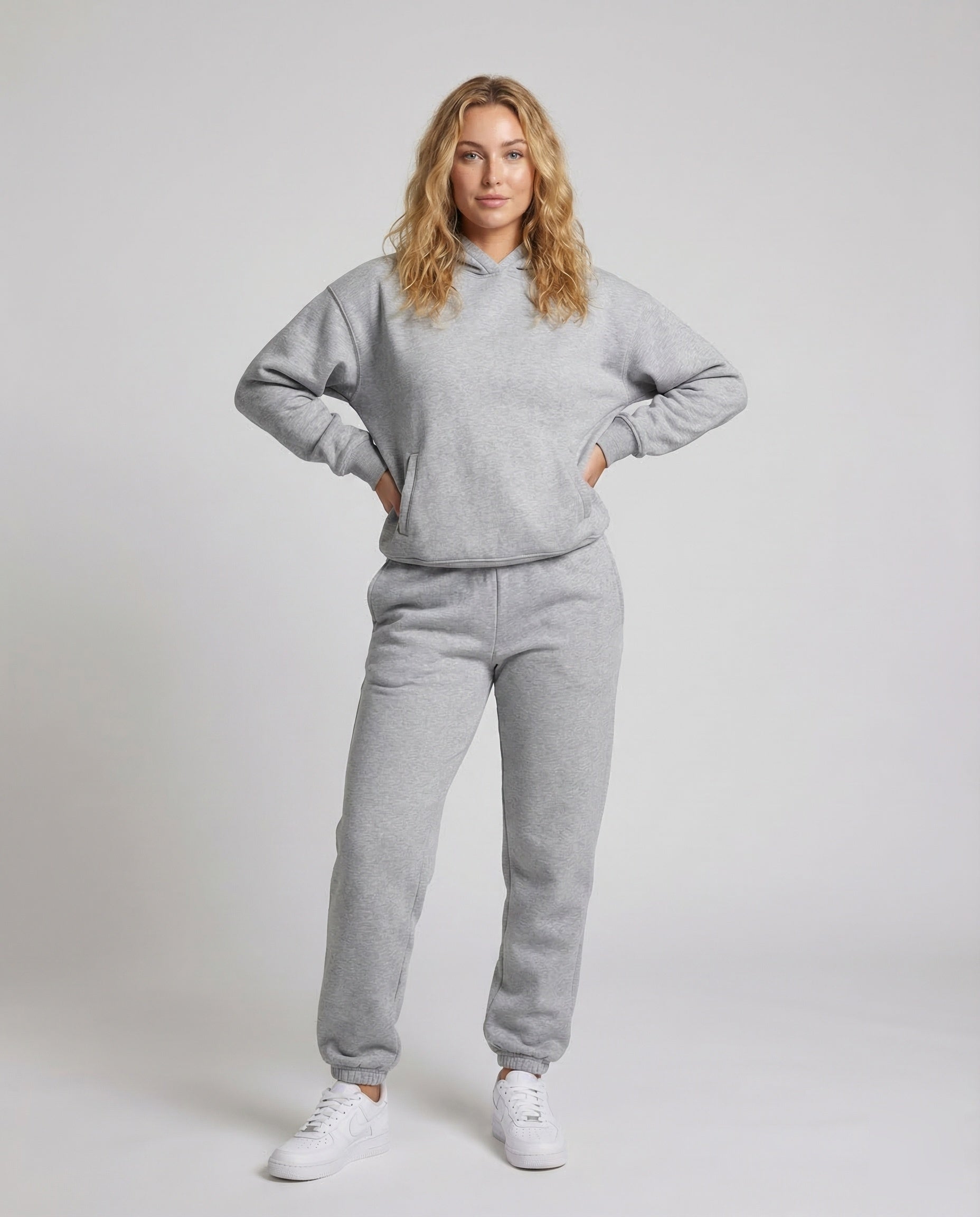 Set Felpa con Cappuccio Donna Taglio Dritto - Brentozzi
