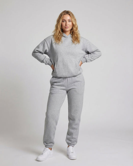 Set Felpa con Cappuccio Donna Taglio Dritto - Brentozzi