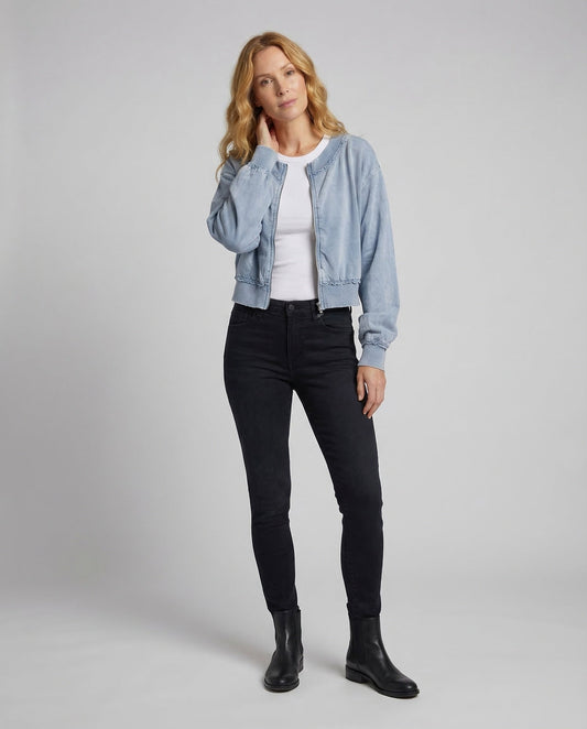 Felpa Donna Vintage con Zip e Maniche a Sbuffo - Brentozzi