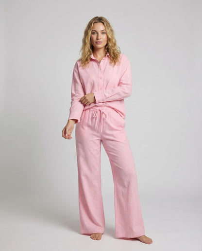 Completo Donna Lino Pantaloni Palazzo Comodo - Brentozzi