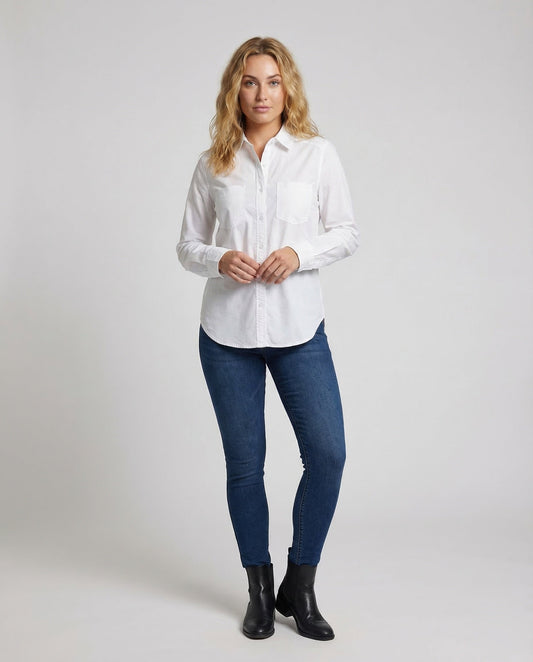 Camicia Donna in Cotone Taglio Sfiancato - Brentozzi