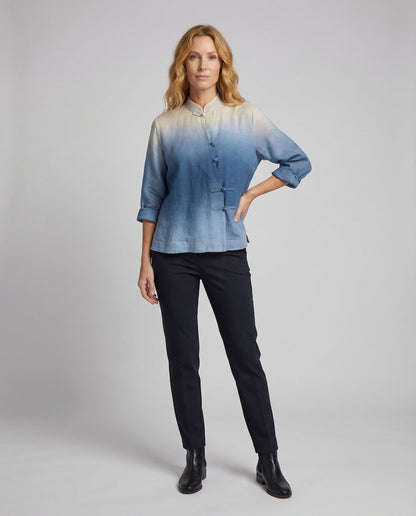 Blusa Donna in Misto Lino Vestibilità Regular - Brentozzi