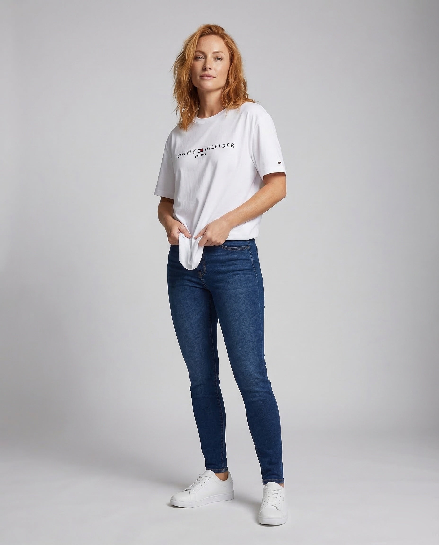 T-shirt Oversize Donna Stampa Frontale Manica Corta - Brentozzi