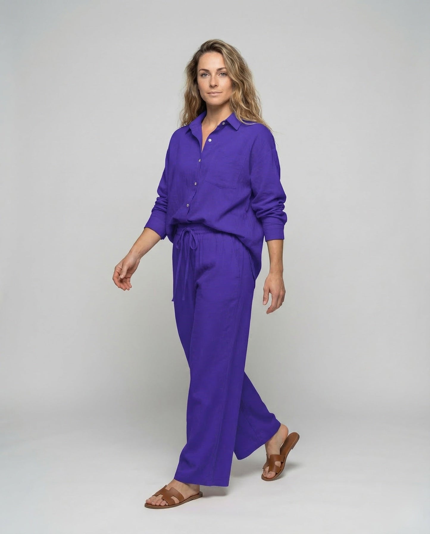Completo Loungewear Donna in Viscosa Mix Culotte - Brentozzi