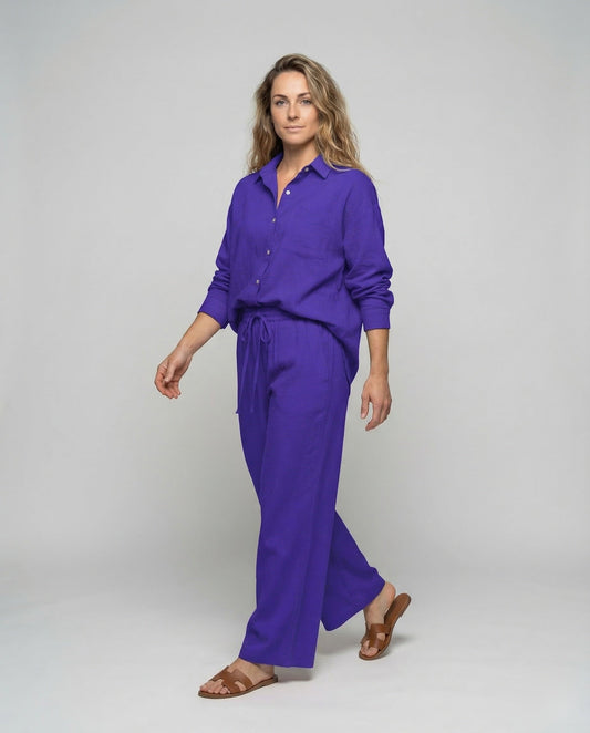 Completo Loungewear Donna in Viscosa Mix Culotte - Brentozzi