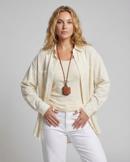 Portafoglio Mini Donna in Pelle Chiusura a Bottone - Brentozzi