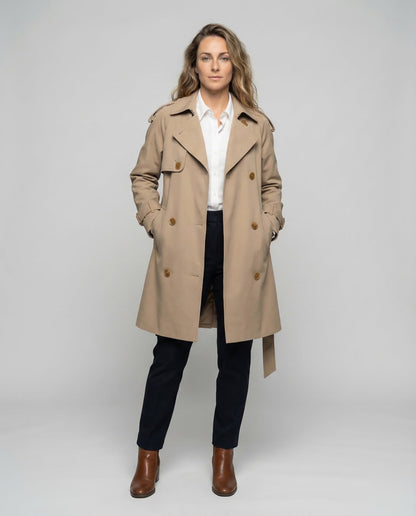 Trench Coat Donna Oversize Doppiopetto - Brentozzi