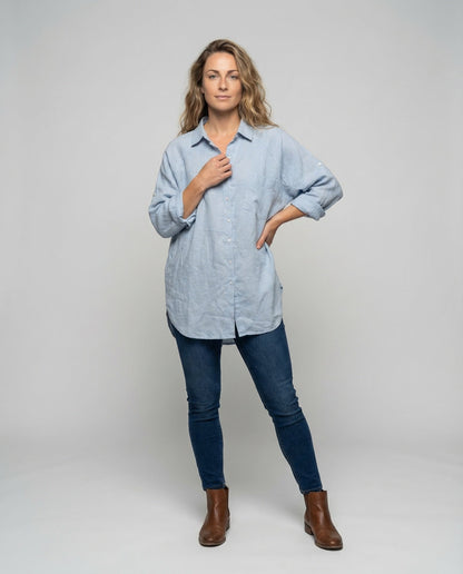 Camicia Tunica Donna Oversize Manica Raglan - Brentozzi