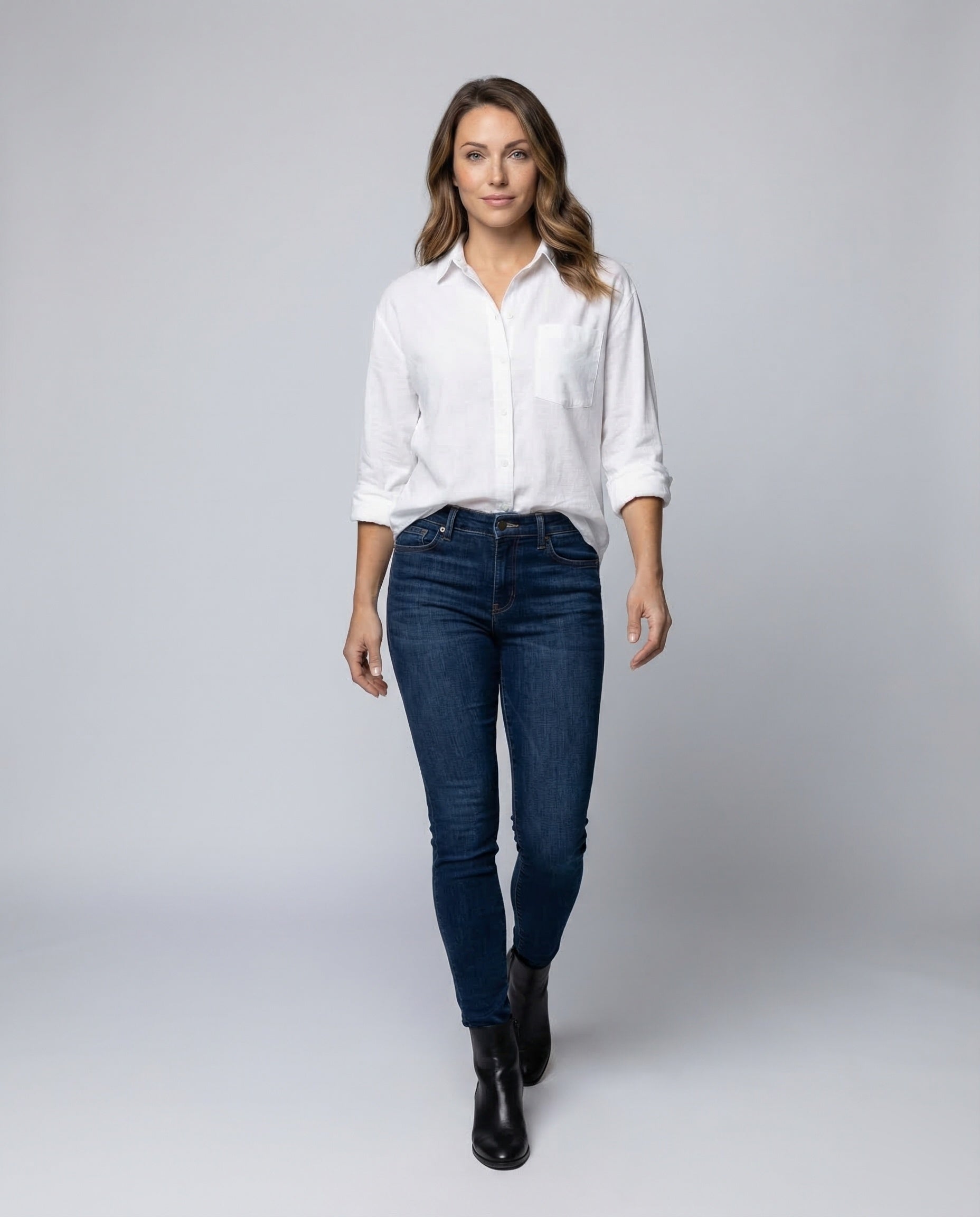 Camicia Resort Donna in Misto Cotone Casual - Brentozzi