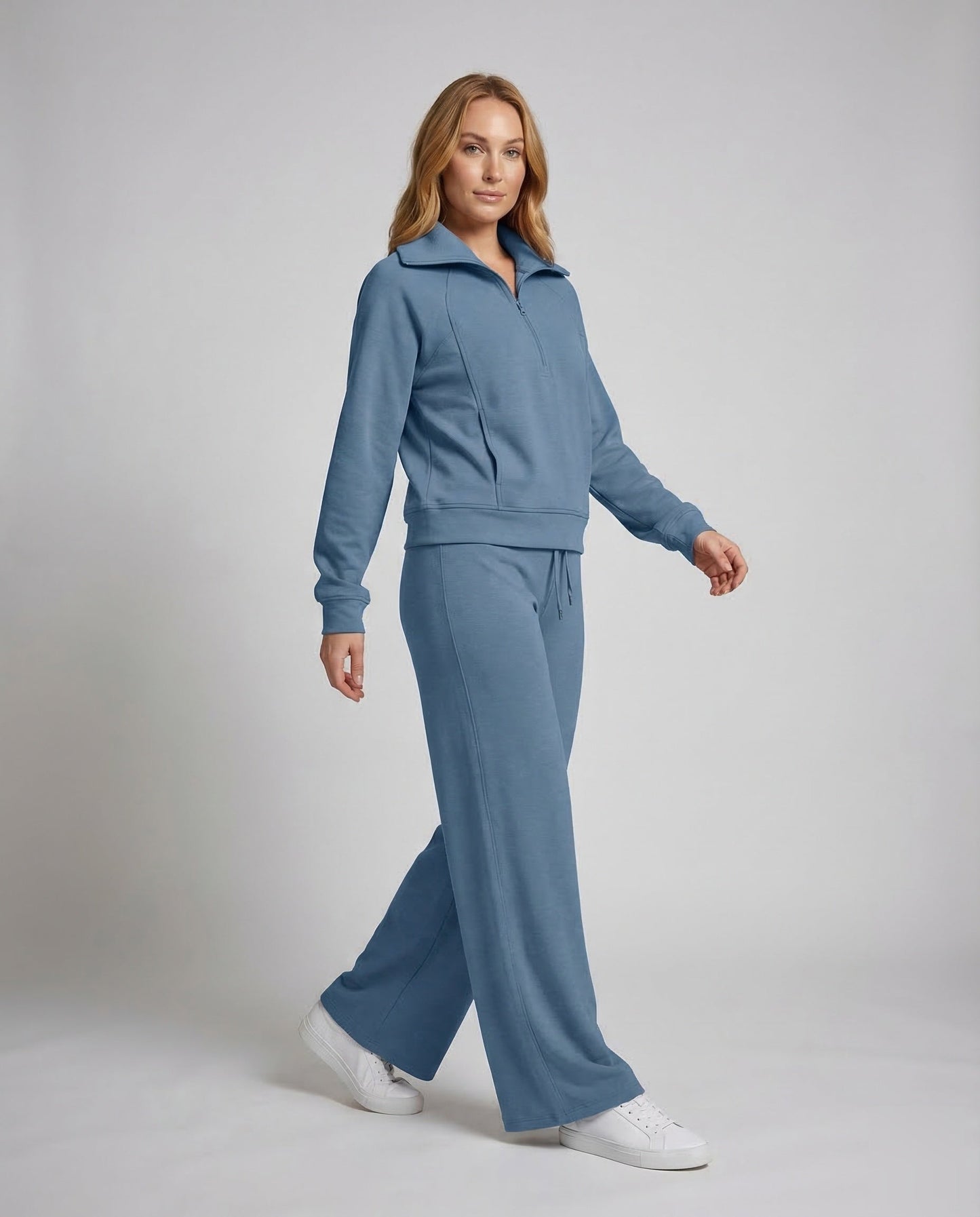 Completo Donna Felpa e Pantaloni Palazzo Comodo - Brentozzi