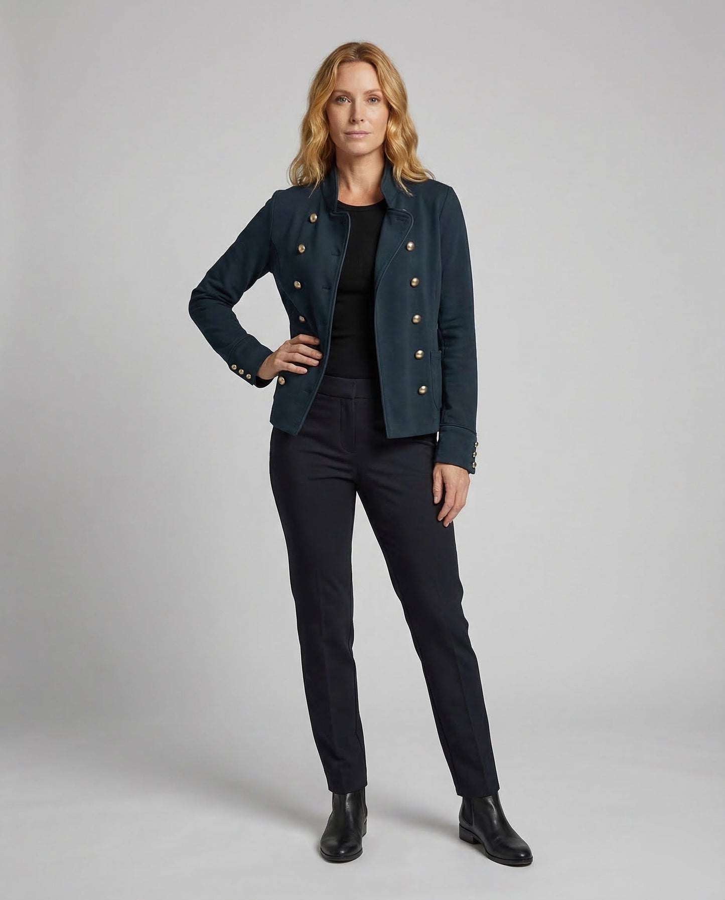 Giacca Militare Donna Doppiopetto Slim Fit - Brentozzi