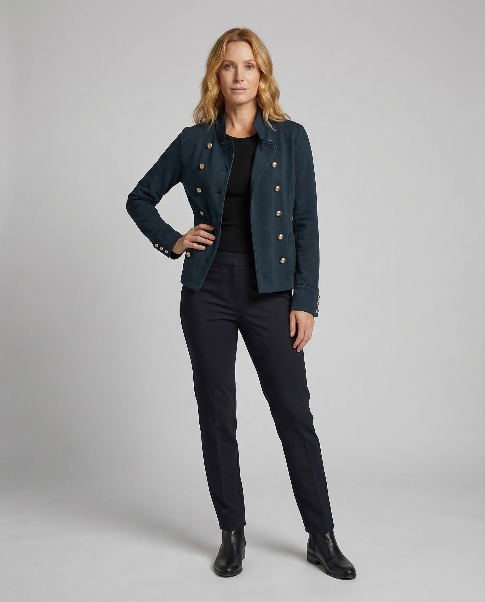 Giacca Militare Donna Doppiopetto Slim Fit - Brentozzi