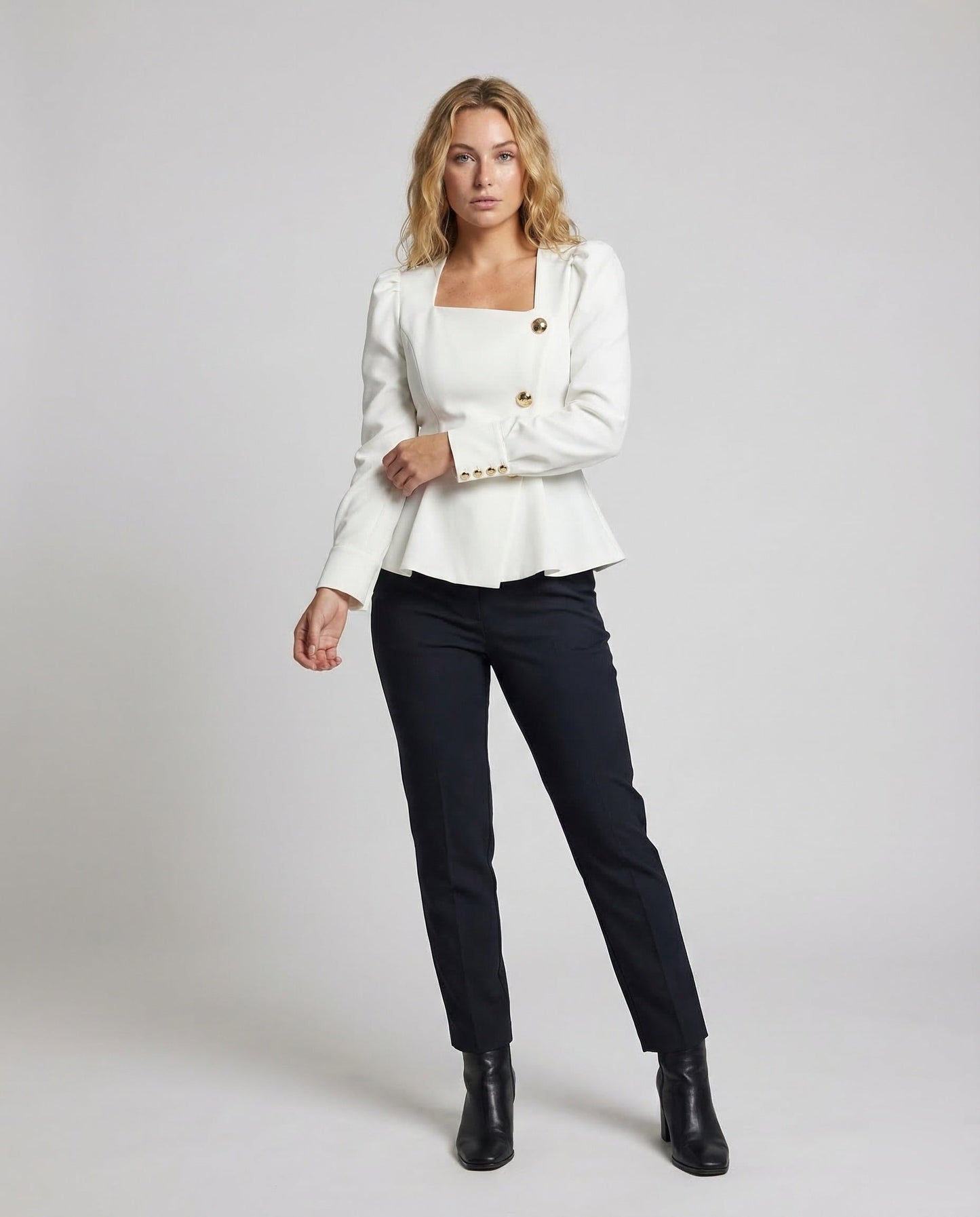 Blazer Donna Sagomato Manica a Sbuffo - Brentozzi