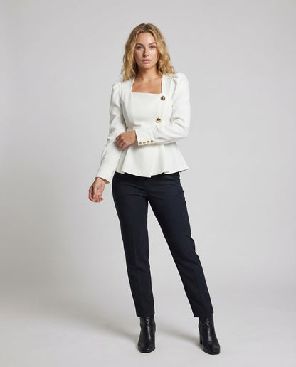 Blazer Donna Sagomato Manica a Sbuffo - Brentozzi