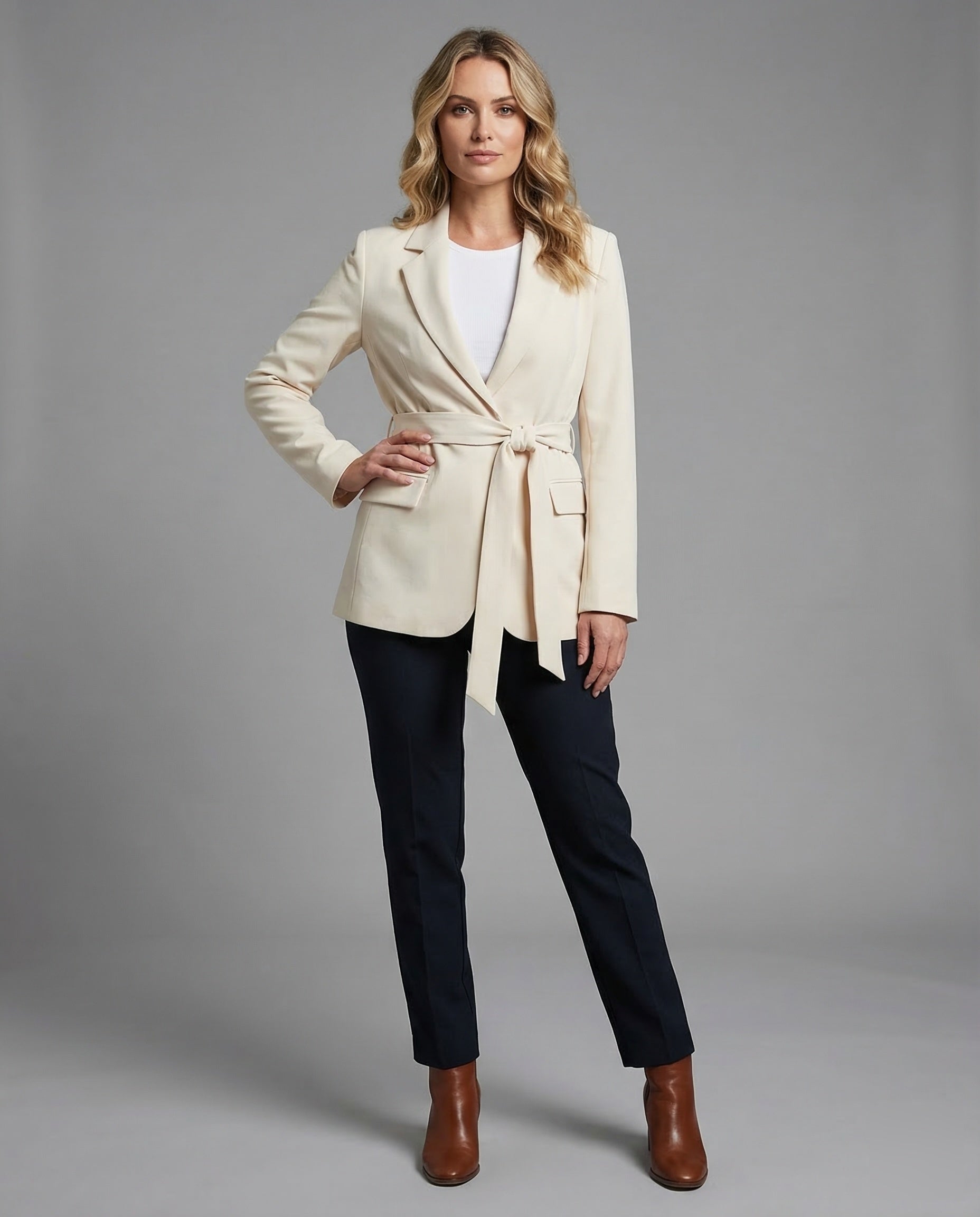 Blazer Donna Sfiancato con Rever - Brentozzi