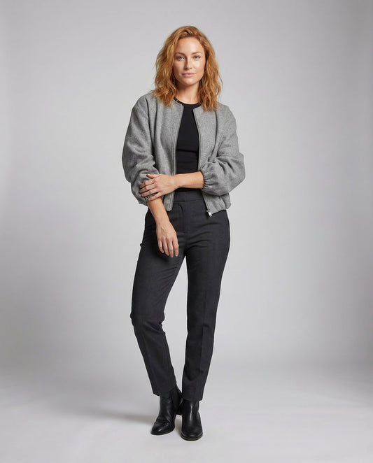 Giacca Blouson Donna Manica a Palloncino Corta - Brentozzi