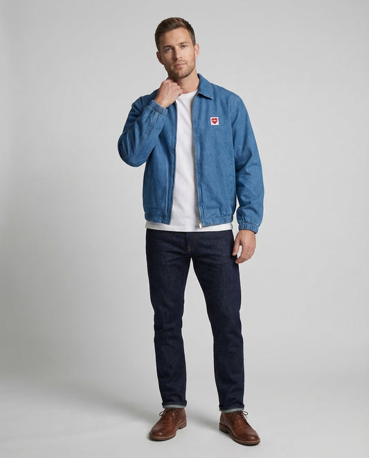 Giacca Uomo in Canvas di Cotone Regular Fit - Brentozzi