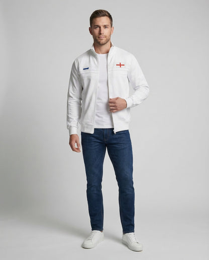Giacca Training Unisex con Patch Incrociata - Brentozzi